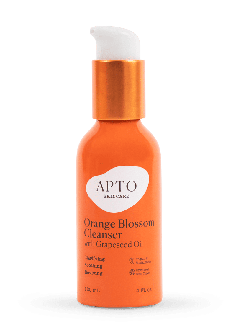 APTO Skincare_Orange Blossom Cleanser with Grapeseed Oil, Lightly Foaming Face Wash