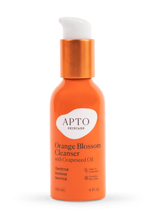 APTO Skincare_Orange Blossom Cleanser with Grapeseed Oil, Lightly Foaming Face Wash